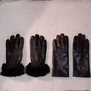 TWO PAIR OF LEATHER GLOVES
